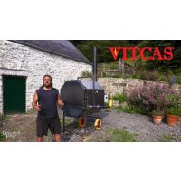 Vitcas bij de bouw van een houtgasgenerator voor off-grid energie op YouTube