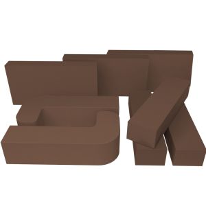 VITCAS vuurvaste stenen-bruin