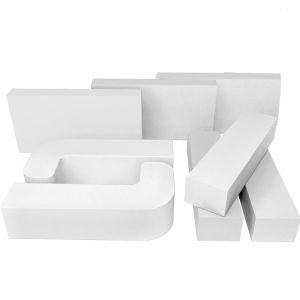 Vitcas-vuurvaste stenen-wit