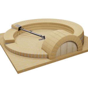 Buiten pizzaoven kit