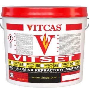 Vitset 85-Vuurvaste mortel kant-en-klaar
