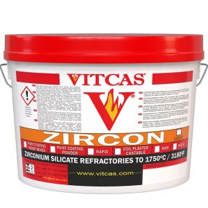 Zircon Patch - chemisch gebonden vuurvaste reparatiemortel