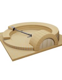 Bouwpakket voor buitenpizzaoven