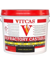 Vitcas vuurvaste gietmassa klasse 1600 °C - vuurvast beton